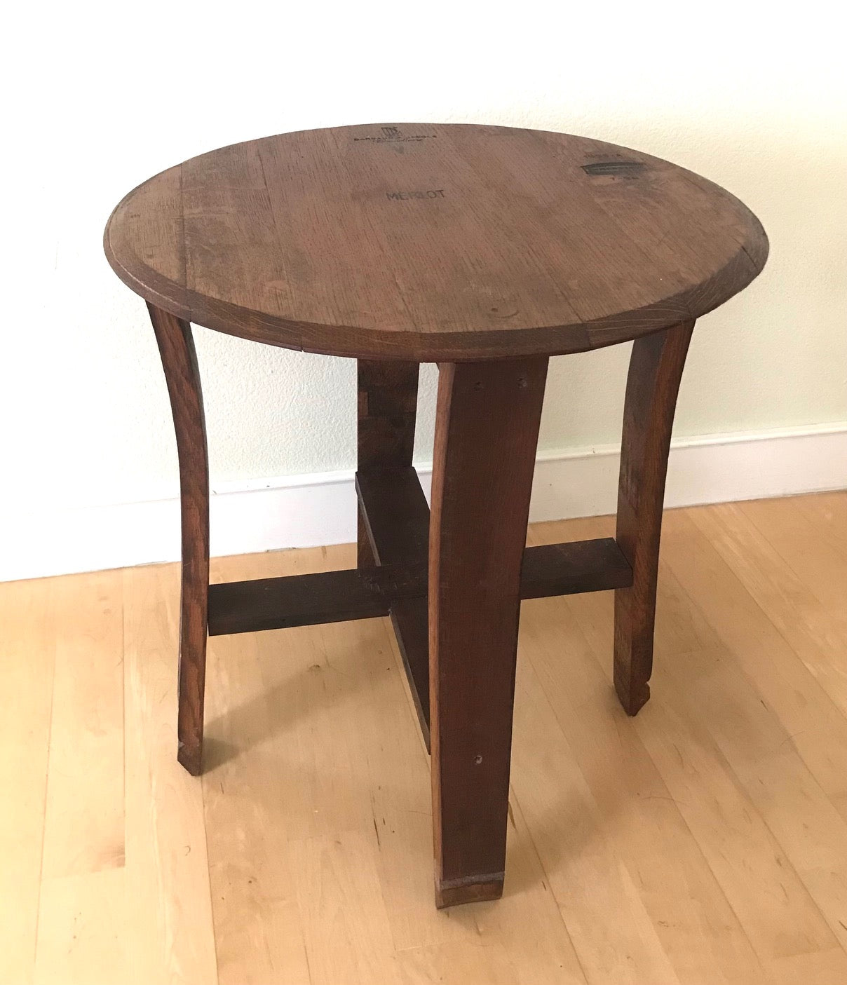 Wine Barrel Occasional Table