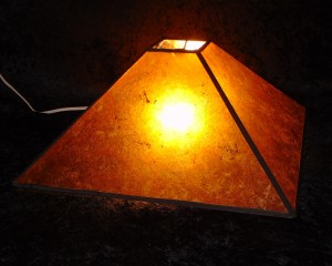 Trichrome Midcentury  Table Lamp